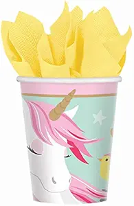 Magical Unicorn 9oz Cups - 8 Cups/Pack