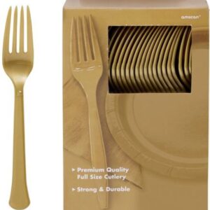 Jumbo Plastic Table Rolls - 1 Roll or 4 Rolls/Case - Gold