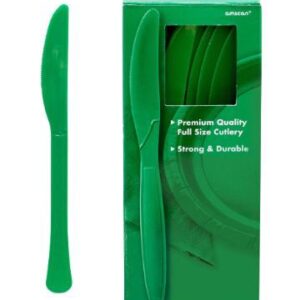 Jumbo Plastic Table Rolls - 1 Roll or 4 Rolls/Case - Green
