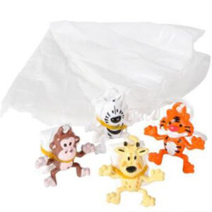 Zoo Animal Paratrooper Assortment, 12 Paratroopers/Bag
