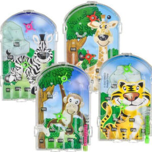 Zoo Animal 3" Pinball Game, Assorted - 12pcs/Pack