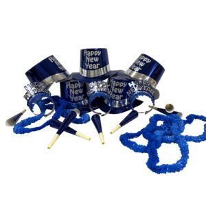 Blue Top Hat Party Kit for 50