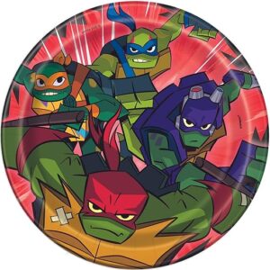 Rise of Teenage Mutant Ninja Turtles 7" Plates - 8 Plates/Pack