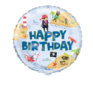 Ahoy Pirate 18" Foil Mylar Balloon - 1 Each