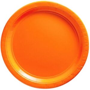 Jumbo Plastic Table Rolls - 1 Roll or 4 Rolls/Case - Orange
