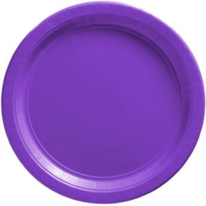 Jumbo Plastic Table Rolls - 1 Roll or 4 Rolls/Case - Neon Purple