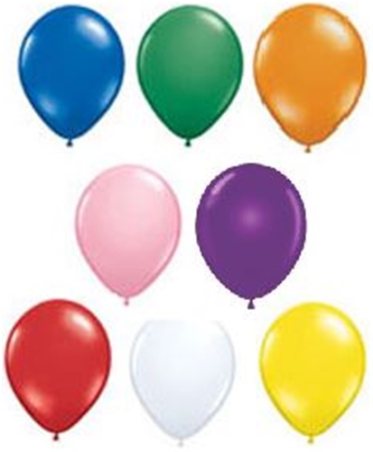 Tuftex Helium 11" Balloons - 100 Balloons/Bag