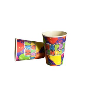 Birthday Balloon 9oz Cups - 250 Cups/Case