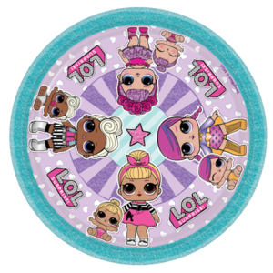 LOL Heart Surprise 7" Plates - 8 Plates