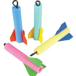 6.5" Foam Finger Rockets, Assorted Colors - 12 Pcs/Pack