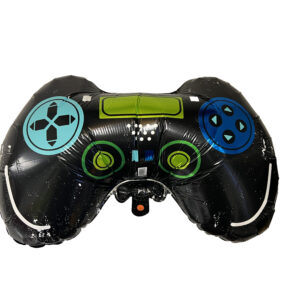 Game Controller-Shaped 23" Foil Mylar Balloon - 1 Balloon or 6 Balloons/Case