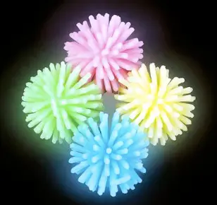 1" Glow In the Dark Hedge Balls - 144 Pcs/Pack