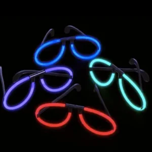 Glow In the Dark Eye Glasses - 12 Pieces/Pack