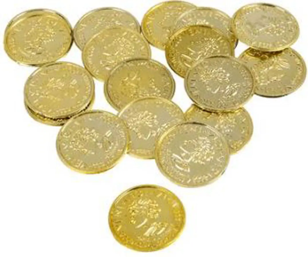 Gold Coins - 144 Pieces/Bag