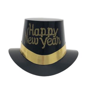 Jumbo Plastic Table Rolls - 1 Roll or 4 Rolls/Case - Black with Gold