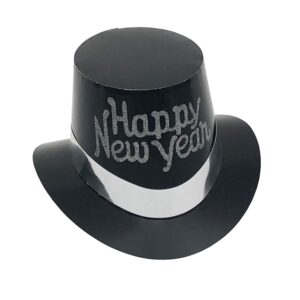 Jumbo Plastic Table Rolls - 1 Roll or 4 Rolls/Case - Black with Silver
