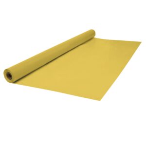 Jumbo Plastic Table Rolls - 1 Roll or 4 Rolls/Case - Yellow