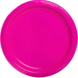 Jumbo Plastic Table Rolls - 1 Roll or 4 Rolls/Case - Hot Pink