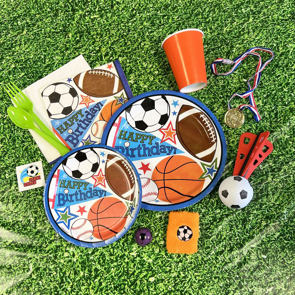 Sports Birthday Luncheon Napkins - 16 Napkins/Pack or 288 Napkins/Case - Image 2