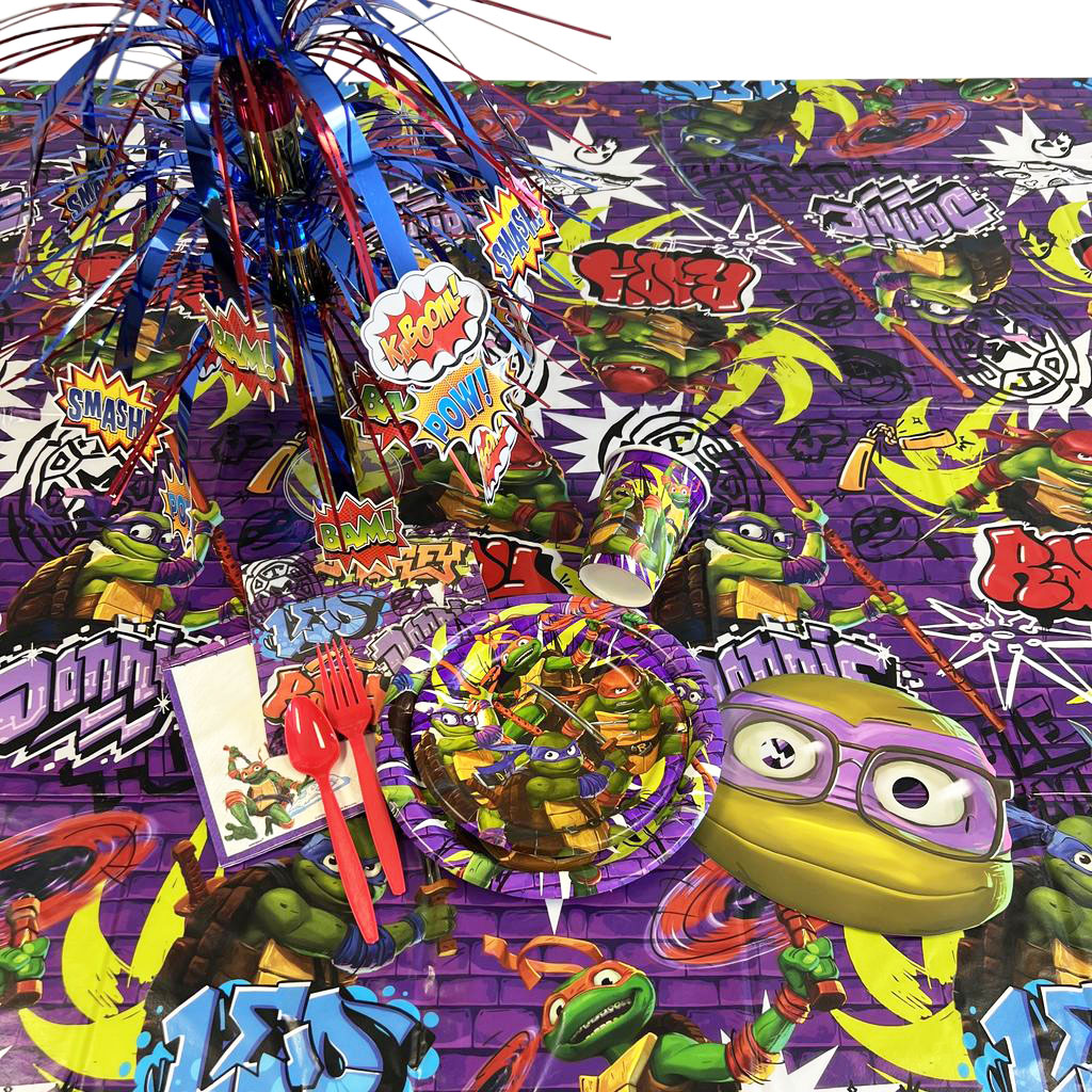 Teenage Mutant Ninja Turtles-Mutant Mayhem Table Cover - 1 Table Cover or 12 Table Covers/Case - Image 2