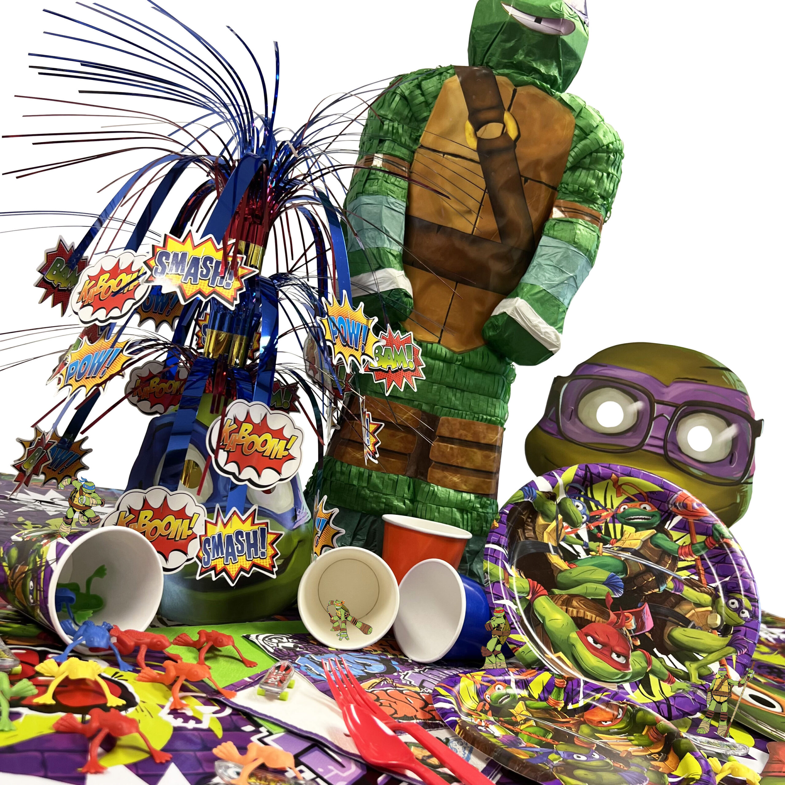 Teenage Mutant Ninja Turtles-Mutant Mayhem Table Cover - 1 Table Cover or 12 Table Covers/Case - Image 3