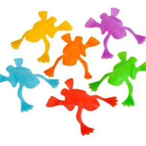 Jumping Frogs, Assorted Colors - 144 Pcs/Pack