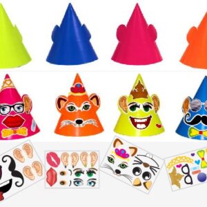 Make A Face Hats - 100 Hats/Kit