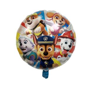 Paw Patrol 18" Foil Mylar Balloons - 1 Balloon or 5 Balloons/Case