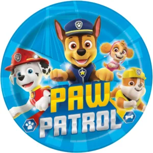 Paw Patrol 9" Plate - 8 Plates/Pack or 96 Plates/Case