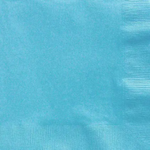 Jumbo Plastic Table Rolls - 1 Roll or 4 Rolls/Case - Caribbean Blue