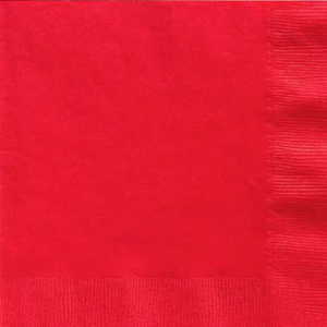 Jumbo Plastic Table Rolls - 1 Roll or 4 Rolls/Case - Red