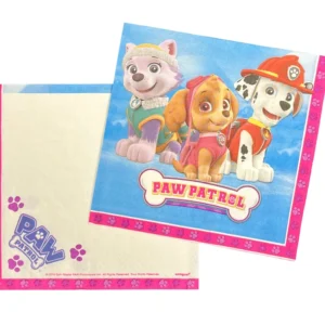 Paw Patrol-Skye Pink Luncheon Napkins - 16 Napkins/Pack or 192 Napkins/Case