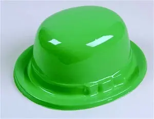 Green Plastic Derby - 12 Derbies/Pack