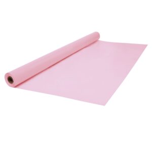 Jumbo Plastic Table Rolls - 1 Roll or 4 Rolls/Case - Pink