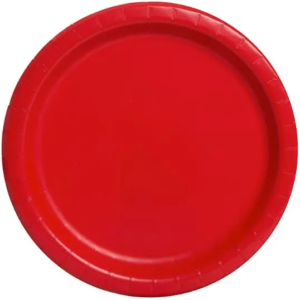 Jumbo Plastic Table Rolls - 1 Roll or 4 Rolls/Case - Ruby Red