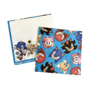 Sonic the Hedgehog Luncheon Napkins - 16 Napkins/Pack or 96 Napkins/Case