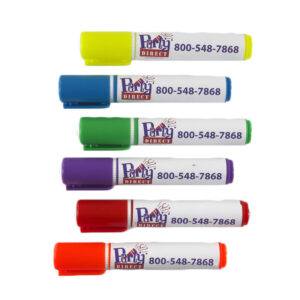 Broad Tip Fluorescent Fabric Markers - Pack of 6