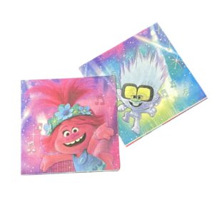 Trolls Luncheon Napkin - 16 Napkins/Pack or 96 Napkins/Case