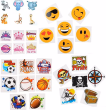 Temporary Tattoos, Various Designs - 144pcs/Pack
