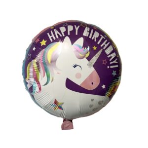 Unicorn 18" Foil Mylar Balloon - 1 Balloon or 12 Balloons/Case