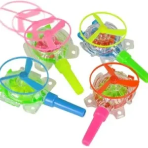 2-Piece Assorted Whistle Blow Saucers - 12 Pieces/Bag