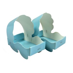 Jumbo Plastic Table Rolls - 1 Roll or 4 Rolls/Case - Blue