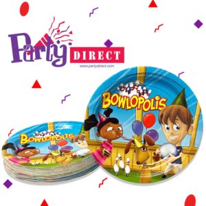 Bowlopolis 7" Plates - 50 Plates/Pack or 500 Plates/Case