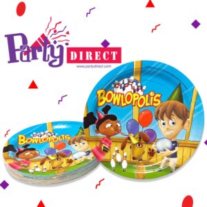 Bowlopolis 9" Plates - 50 Plates/Pack or 500 Plates/Case