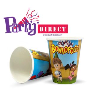 Bowlopolis 9oz Cups - 50 Cups/Pack or 500 Cups/Case