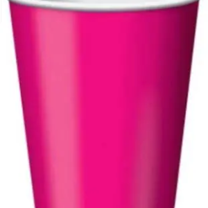 Jumbo Plastic Table Rolls - 1 Roll or 4 Rolls/Case - Hot Pink