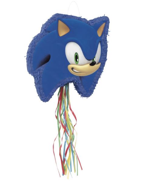 "Sonic the Hedgehog" Drum Pull-String Pinata - 1 Pinata or 4 Pinatas/Case
