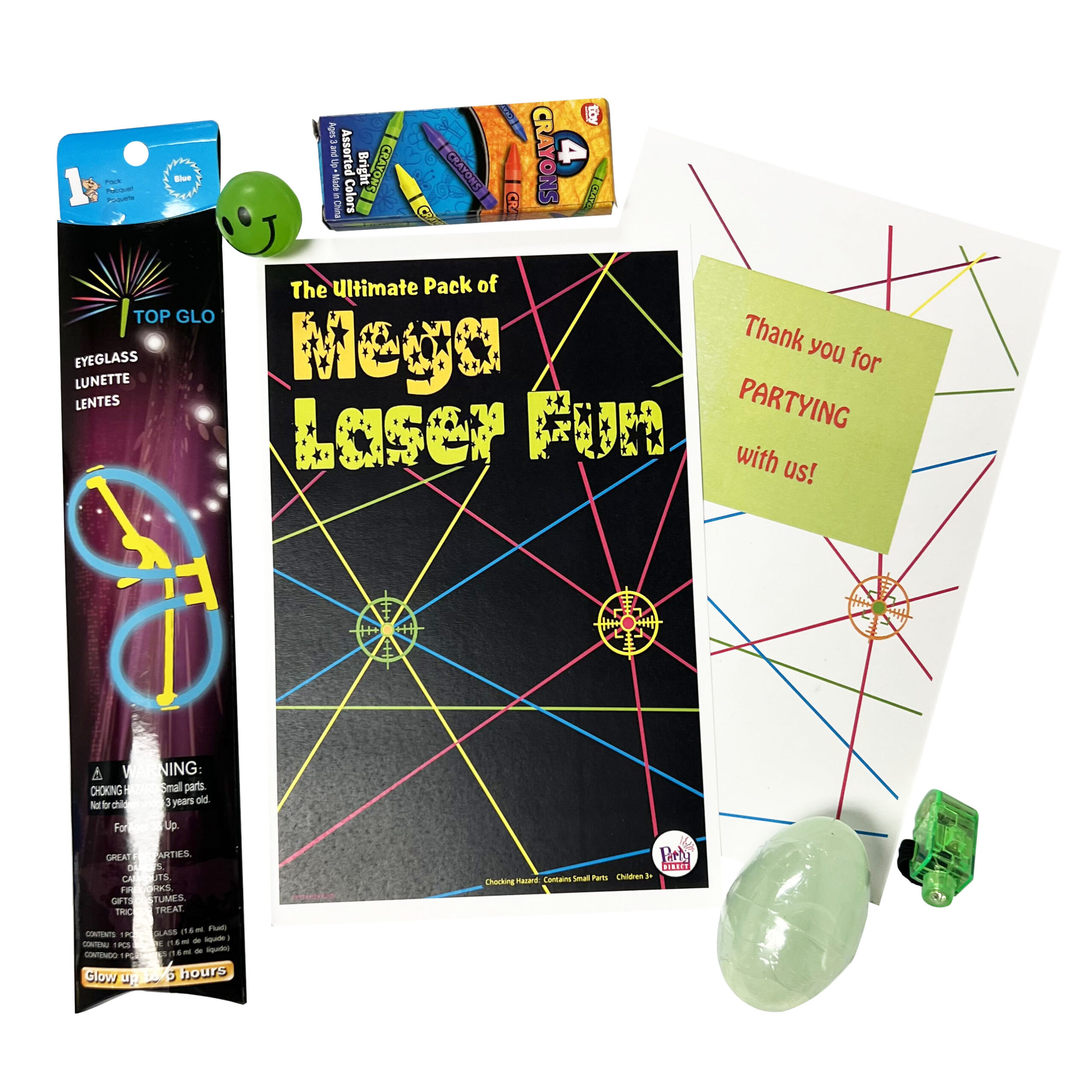 Laser Mega Fun Bag - 1 Bag or 50 Bags/Case