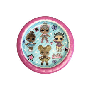 LOL Surprise 7" Plates - 8 Plates/Pack or 96 Plates/Case