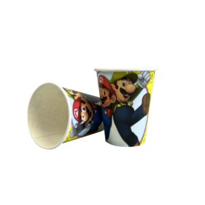 Super Mario 9oz Cups - 8 Cups/Pack or 48 Cups/Case